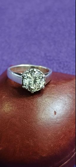 แหวนเงินแท้เปอร์เซนต์ดี ตีโค๊ต 925 ประดับพลอยขาว ตัวแหวน ประมาณ เบอร์ 8.5 - 9  รูปที่ 6