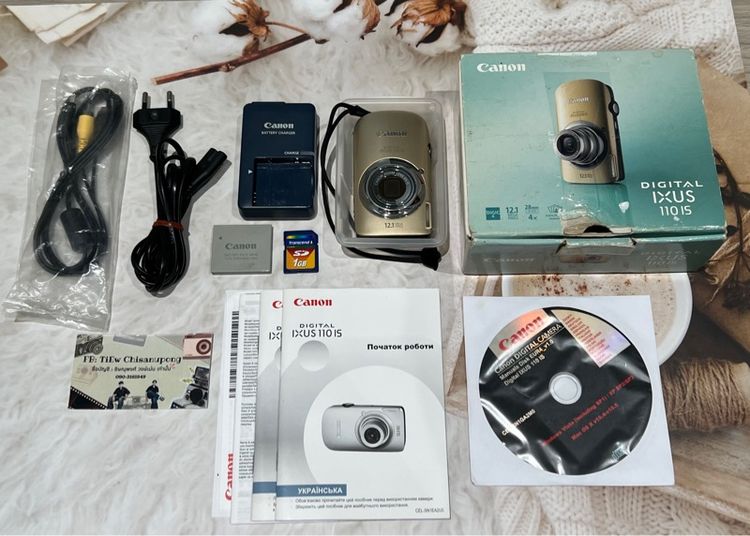 กล้องคอมแพค กล้องดิจิตอล Canon IXY 510 IS Full Box