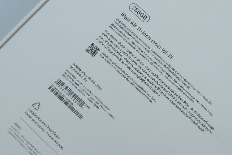 iPad Air M4 11" 256GB WiFi (มือ1) รูปที่ 4