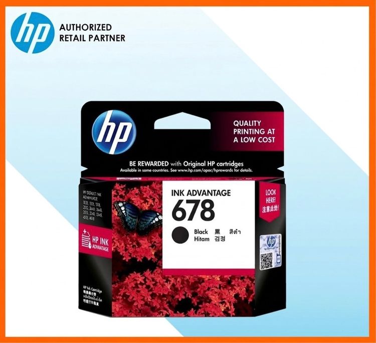 อื่นๆ หมึกพิมพ์แท้ HP 678 Series Black