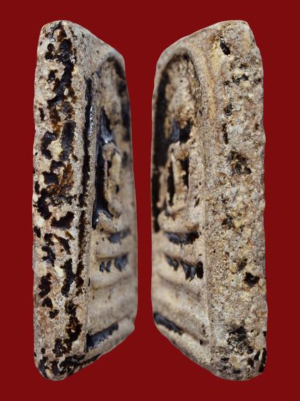 สวยมาก-องค์ครู ให้เช่า พระบ้าน  (1ในตำนาน) ชุดเบญจภาคี พระสมเด็จวัดระฆัง พิมพ์ใหญ่  จุ่มรักสีดำ  รูปที่ 11