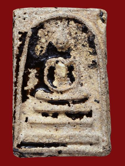 สวยมาก-องค์ครู ให้เช่า พระบ้าน  (1ในตำนาน) ชุดเบญจภาคี พระสมเด็จวัดระฆัง พิมพ์ใหญ่  จุ่มรักสีดำ  รูปที่ 7