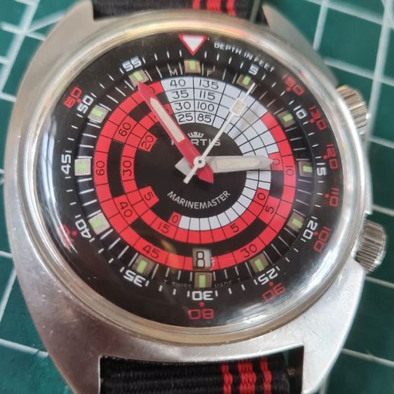 นาฬิกาวินเทจสวิส FORTIS รุ่น Marinemaster  รูปที่ 3