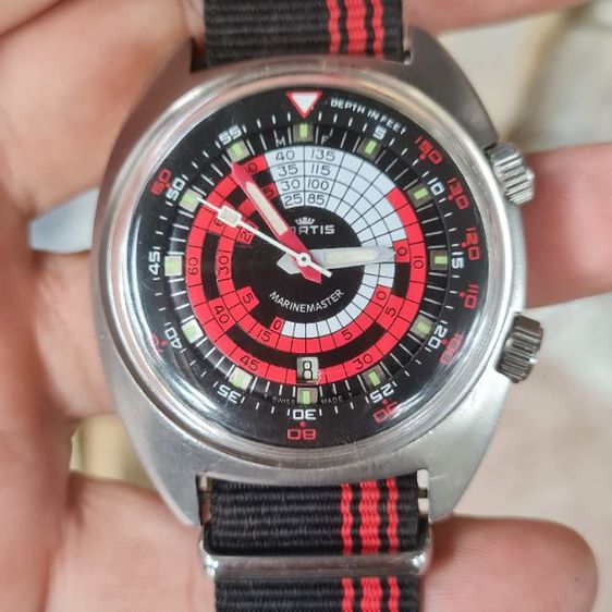 นาฬิกาวินเทจสวิส FORTIS รุ่น Marinemaster  รูปที่ 2