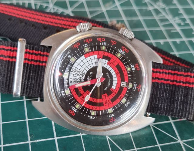 นาฬิกาวินเทจสวิส FORTIS รุ่น Marinemaster  รูปที่ 6