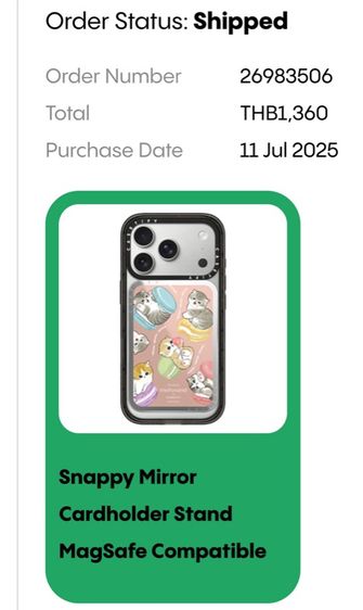 อื่นๆ Casetify Rose Locket Wallet MagSafe 