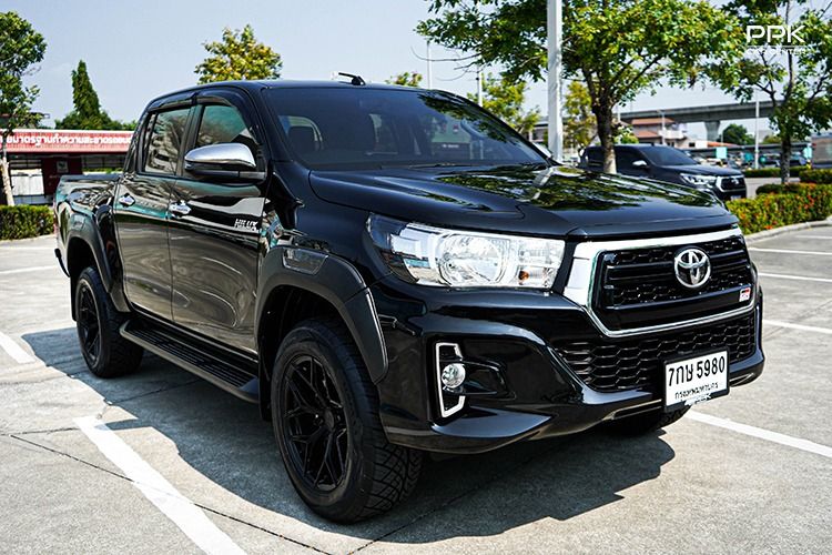 Toyota Hilux Revo 2018 2.4 E Prerunner Pickup ดีเซล ไม่ติดแก๊ส เกียร์ธรรมดา ดำ รูปที่ 3