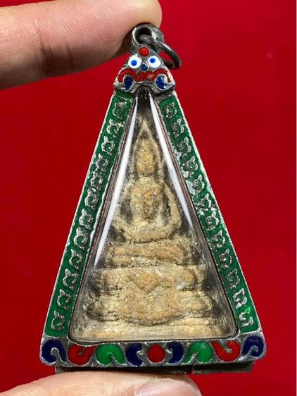 🔺พระกรุวัดสามปลื้ม (วัดจักรวรรดิ์ราชาวาส) กรุงเทพมหานคร พิมพ์สามเหลี่ยม 