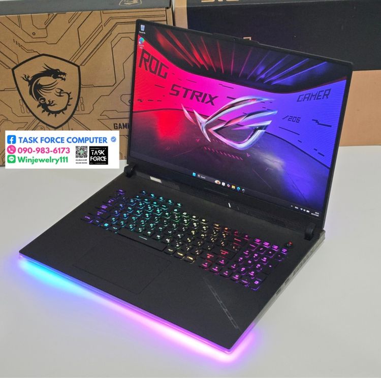 Republic Of Gamers (ROG Gaming) ใช่ อื่นๆ วินโดว์ อื่นๆ (RTX4090) ASUS ROG STRIX SCAR 18 G834JY-N6035W 