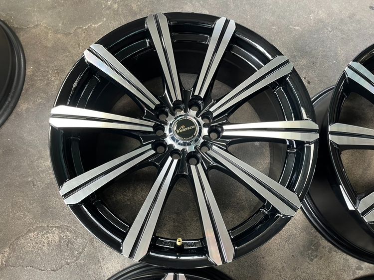 ✨ล้อแม็ก✨5รู100✨5รู114 Valenza Vienna ขอบ 17 สีดำหน้าเงา💖สวยกริ๊บ💖 รูปที่ 4