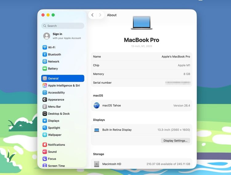 MacBook Pro 13-inch M1 2020 Ram8GB SSD256GB Silver รูปที่ 14