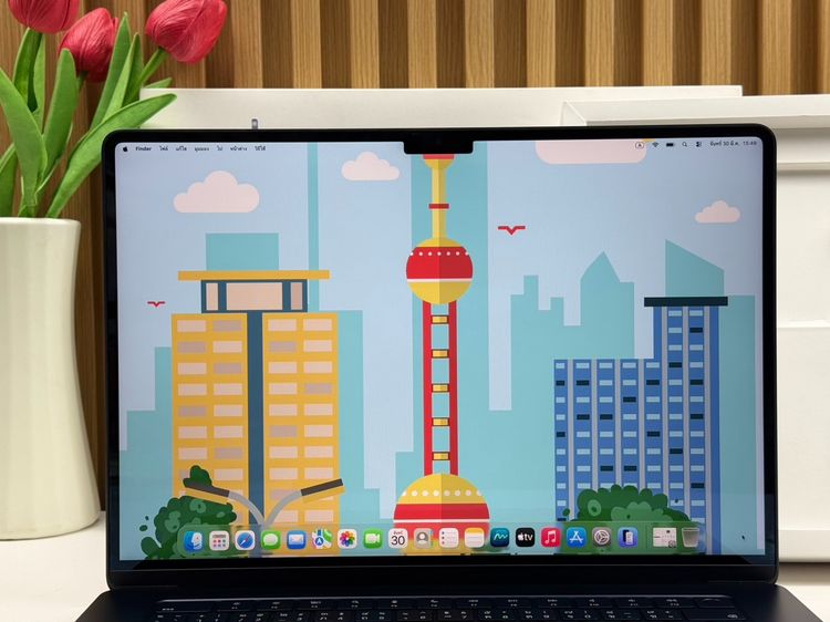 MacBook Air 15-inch M2 2023 Ram8GB SSD256GB Midnight  รูปที่ 4