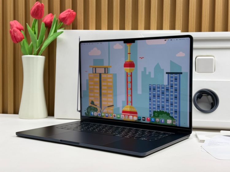 MacBook Air 15-inch M2 2023 Ram8GB SSD256GB Midnight  รูปที่ 2