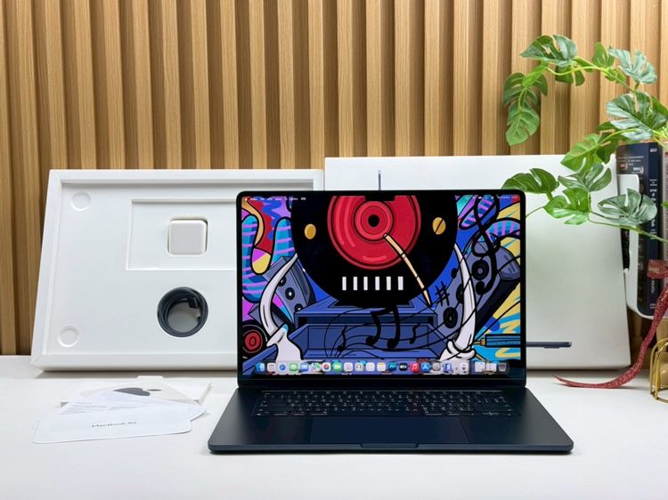 Apple แมค โอเอส 8 กิกะไบต์ อื่นๆ ไม่ใช่ MacBook Air 15-inch M2 2023 Ram8GB SSD256GB Midnight 