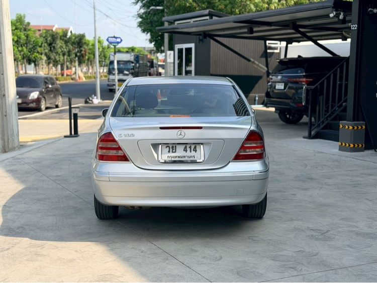 Mercedes-Benz C-Class 2002 C180 Kompressor Sedan เบนซิน ไม่ติดแก๊ส เกียร์อัตโนมัติ เทา