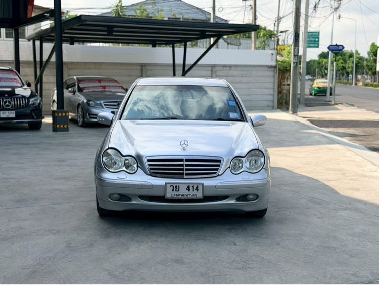 Mercedes-Benz C-Class 2002 C180 Kompressor Sedan เบนซิน ไม่ติดแก๊ส เกียร์อัตโนมัติ เทา รูปที่ 3