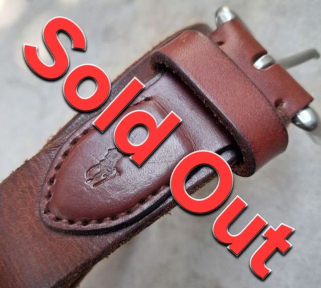 เข็มขัด Polo วินเทจ หนังแท้ งานนอก