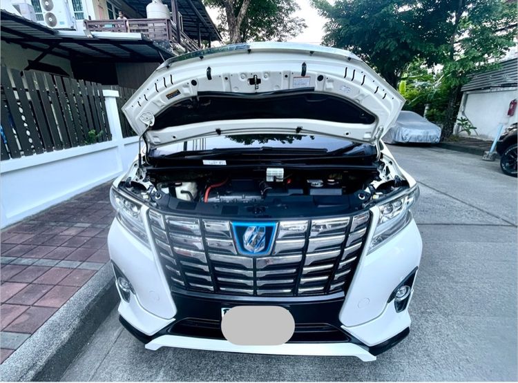 Toyota Alphard 2016 2.5 Hybrid E-Four 4WD Van เบนซิน เกียร์อัตโนมัติ ขาว รูปที่ 3