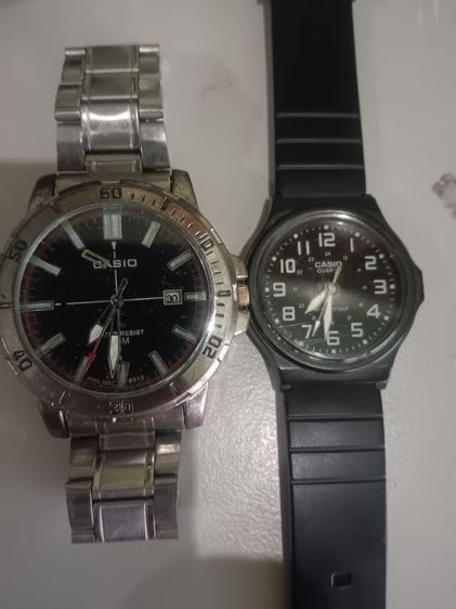 เงิน นาฬิกา casio edifice 8123 กับ Casio สีดำ แท้ครับ