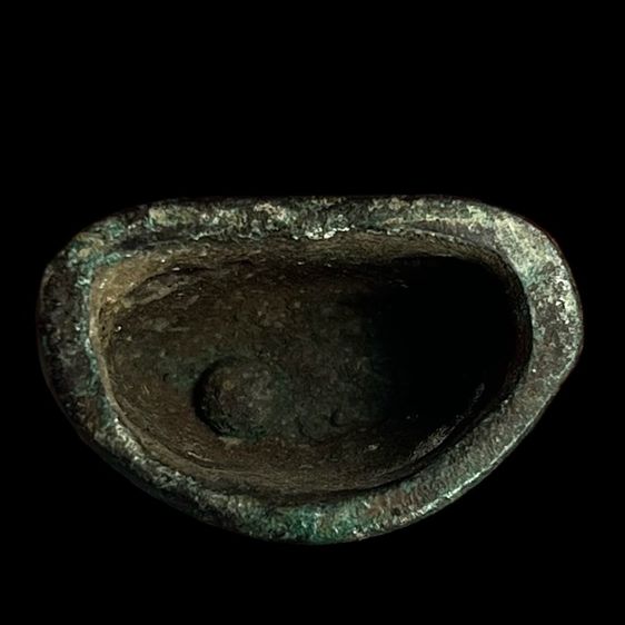 พระบูชาเชียงแสนสิงห์สาม เนื้อสัมฤทธิ์ หน้าตักกว้าง 3.5 cm. สูง 6.5 cm. รูปที่ 6