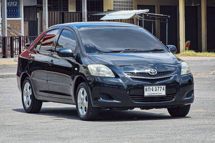 Toyota Vios 2009 1.5 E Sedan เบนซิน ไม่ติดแก๊ส เกียร์อัตโนมัติ ดำ รูปที่ 3