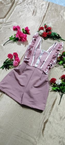 ไม่มีแขน ชมพู EU 40 เดรส | จั๊มสูท จั้มสั้น