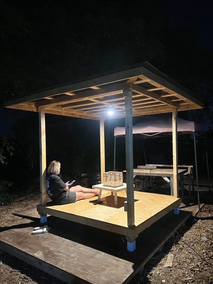 Handmade ศาลาไม้สวยแจ่มม งานทำเองนะครับ รูปที่ 8