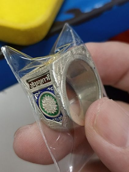 เเหวนหลวงพ่อพัฒน์ รุ่นเลื่อนสมณศักดิ์ เนื้อเงินหน้ากากทองคำ ครับ  รูปที่ 6