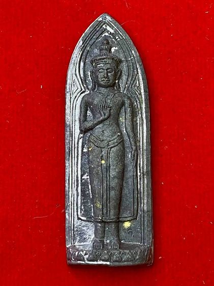 หลวงปู่จ้อย วัดศรีอุทุมพร พระร่วงรางปืน เนื้อชินเงิน ครบรอบ 94 ปี ปี 49 รุ่น ๙ หน้า ปลอดภัยรวย
“ แท้ทันตัว 