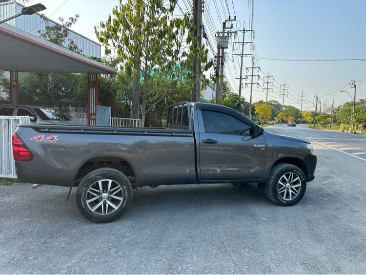 Toyota Hilux Revo 2019 2.8 J 4WD Pickup ดีเซล ไม่ติดแก๊ส เกียร์ธรรมดา เทา รูปที่ 2