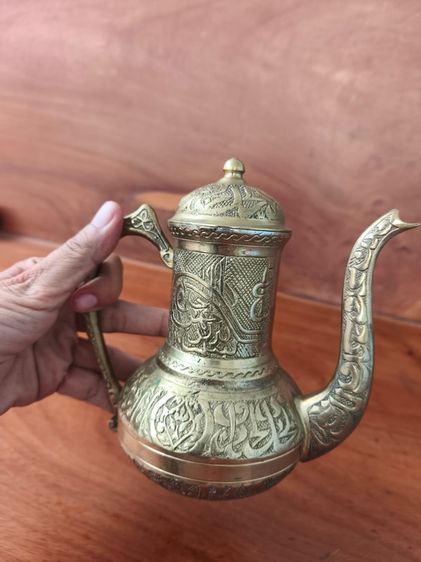 กาน้ำทองเหลืองอาหรับดุนลาย รูปที่ 3