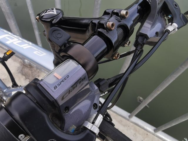 fuji roubaix aura เฟรมท๊อปอลู ตะเกียบฟูลคาร์บอน ไซส์ 52 รูปที่ 8