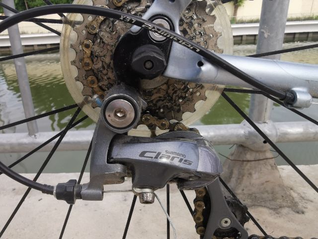 fuji roubaix aura เฟรมท๊อปอลู ตะเกียบฟูลคาร์บอน ไซส์ 52 รูปที่ 4