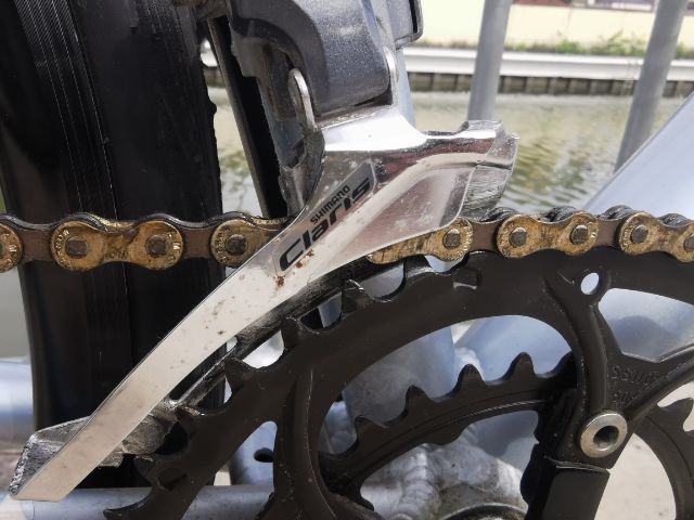 fuji roubaix aura เฟรมท๊อปอลู ตะเกียบฟูลคาร์บอน ไซส์ 52 รูปที่ 5