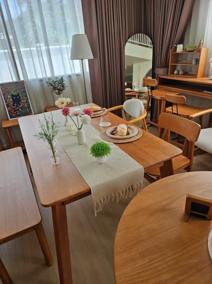 ชุดโต๊ะทานข้าวจากร้าน Maai design ขนาด 150 cm. รูปที่ 4