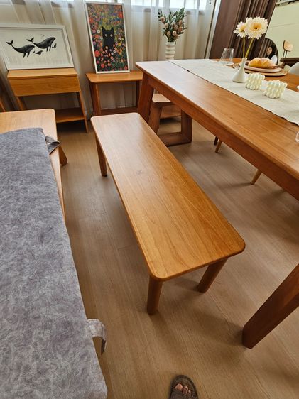 ชุดโต๊ะทานข้าวจากร้าน Maai design ขนาด 150 cm. รูปที่ 2