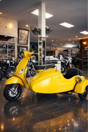 VESPA S125 I-GET สีเหลือง รูปที่ 2