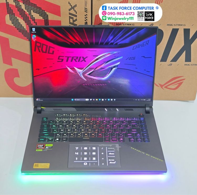ASUS ROG STRIX G16 G614FR-S5100W - VOLT GREEN  รูปที่ 2