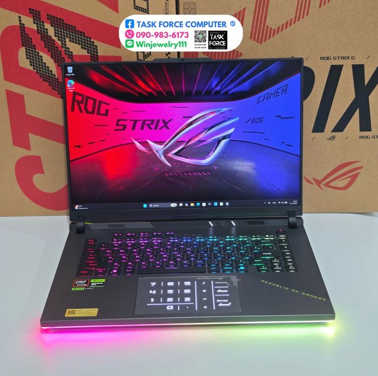 ASUS ROG STRIX G16 G614FR-S5100W - VOLT GREEN  รูปที่ 8
