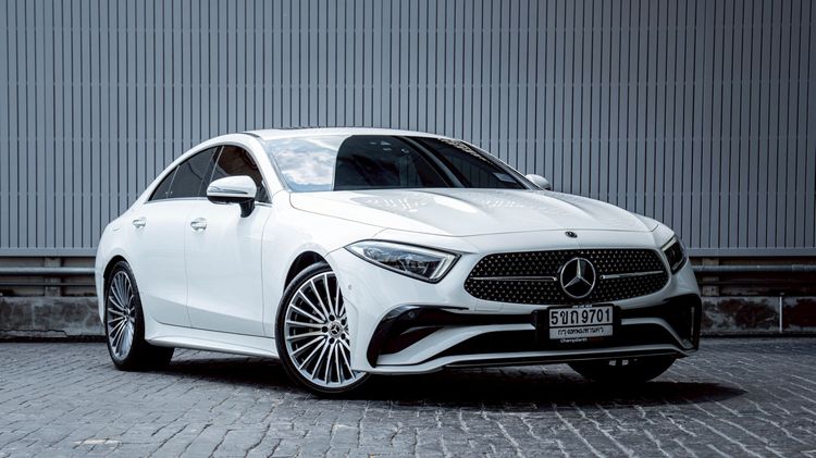 Mercedes-Benz CLS-Class 2022 CLS220 D AMG Sedan ดีเซล ไม่ติดแก๊ส เกียร์อัตโนมัติ ขาว