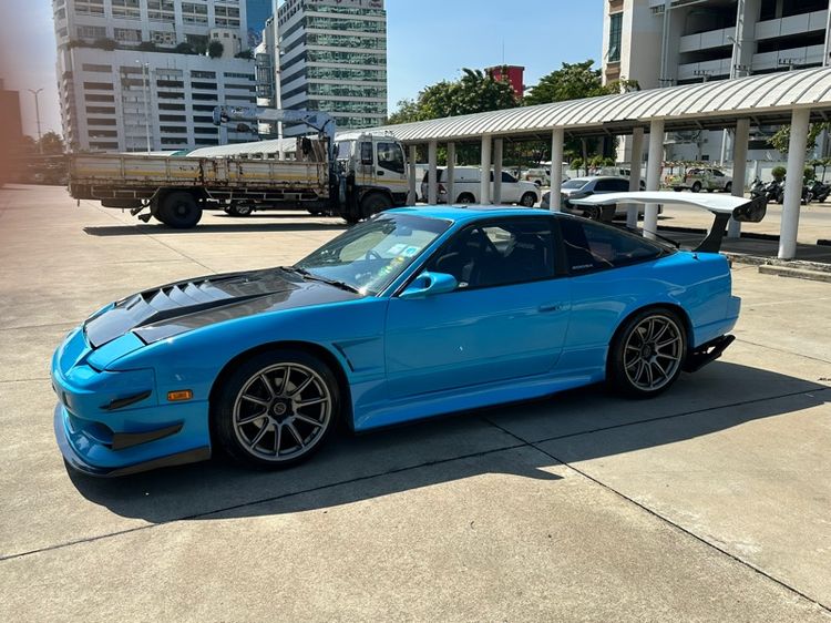 Nissan 200 SX 1992 2.0 Sedan เบนซิน ไม่ติดแก๊ส เกียร์ธรรมดา ฟ้า รูปที่ 4