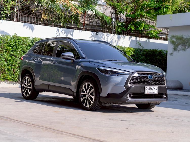 Toyota Corolla Cross 2022 1.8 Hybrid Premium Safety Utility-car ไฮบริด ไม่ติดแก๊ส เกียร์อัตโนมัติ เทา