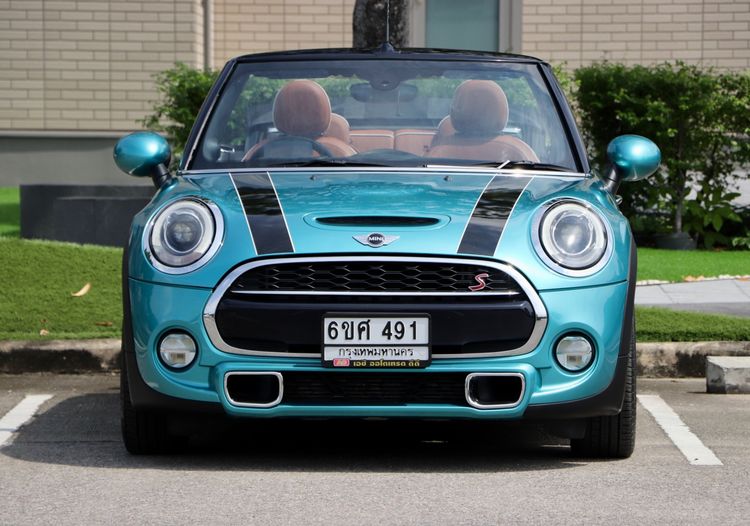 Mini Cabrio 2016 2.0 Cooper S Sedan เบนซิน ไม่ติดแก๊ส เกียร์อัตโนมัติ ฟ้า รูปที่ 2