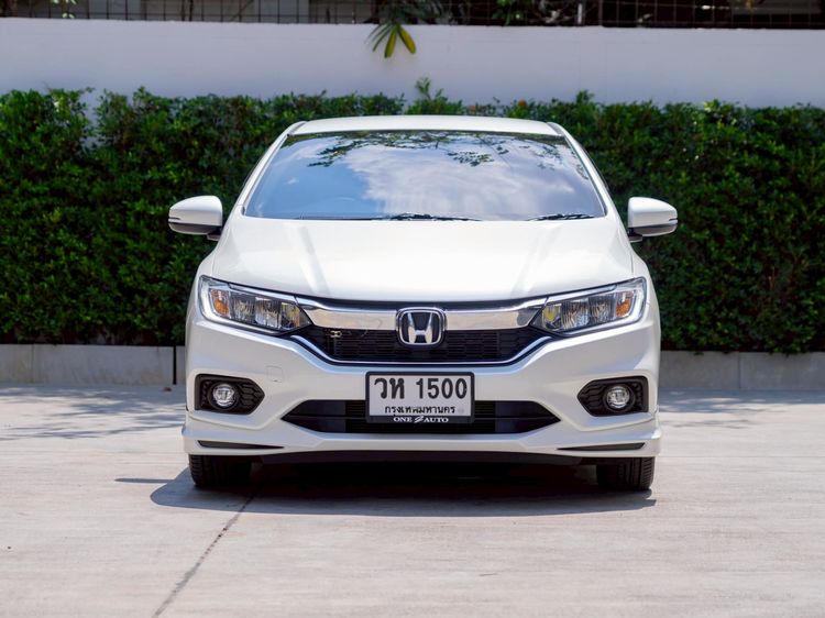 Honda City 2018 1.5 Sv i-VTEC Sedan เบนซิน ไม่ติดแก๊ส เกียร์อัตโนมัติ ขาว รูปที่ 2