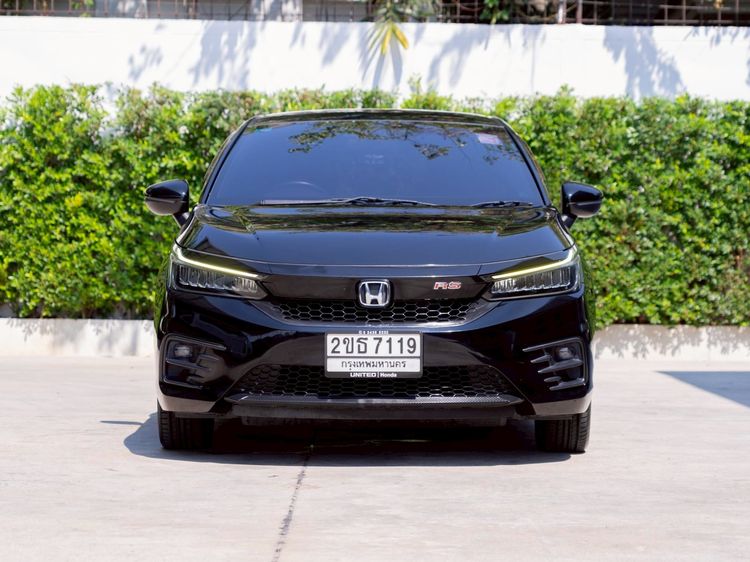 Honda City 2021 1.0 RS Sedan เบนซิน ไม่ติดแก๊ส เกียร์อัตโนมัติ ดำ รูปที่ 2