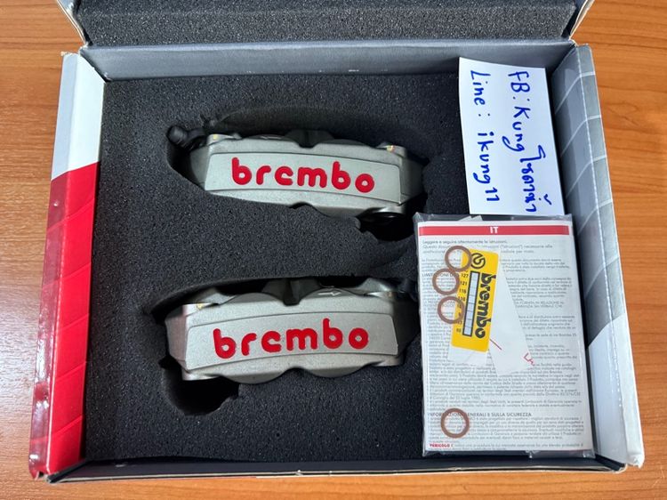 ปั๊มเบรค brembo M4 100mm ของแท้