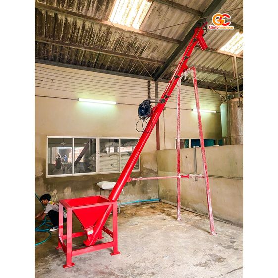 สกรูลำเลียง 6 นิ้ว รับผลิตตามสั่ง ลำเลียงข้าว ปุ๋ย อาหารสัตว์ งานโรงงาน รูปที่ 9