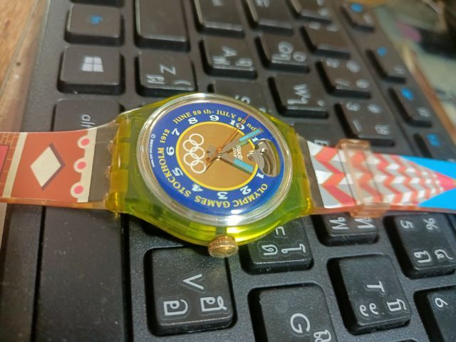 Vintage swatch SAZ103 Automatic Eta.2840 Olympic Special Stockholm 1912 Edition

ปี1994 ทำขึ้นพิเศษที่ระลึกโอลิมปิกเกมส์ สตอกโฮม 1912  รูปที่ 5