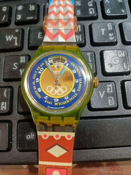 Vintage swatch SAZ103 Automatic Eta.2840 Olympic Special Stockholm 1912 Edition

ปี1994 ทำขึ้นพิเศษที่ระลึกโอลิมปิกเกมส์ สตอกโฮม 1912  รูปที่ 11