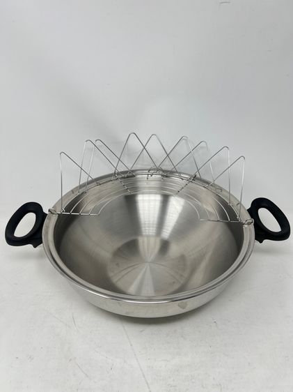 กระทะแอมเวย์ ควีน Amway Queen Wok  Made in USA รูปที่ 3